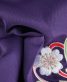 卒業式袴単品レンタル[刺繍]紫色に花の刺繍[身長148-152cm]No.846